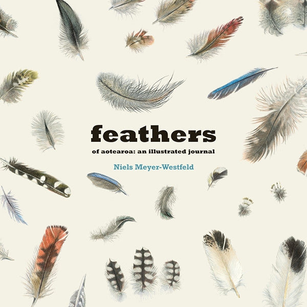 Feathers of Aotearoa An illustrated journal cover image