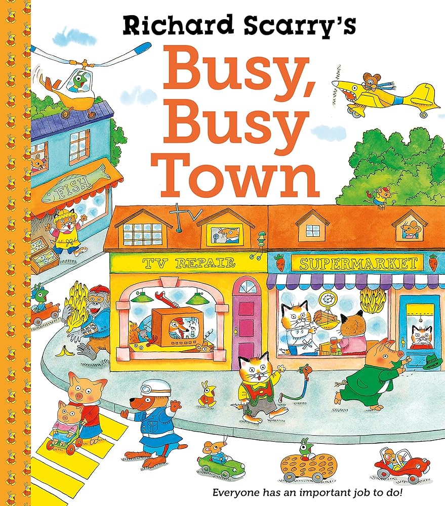 Richard Scarry's Busy Busy Town cover image