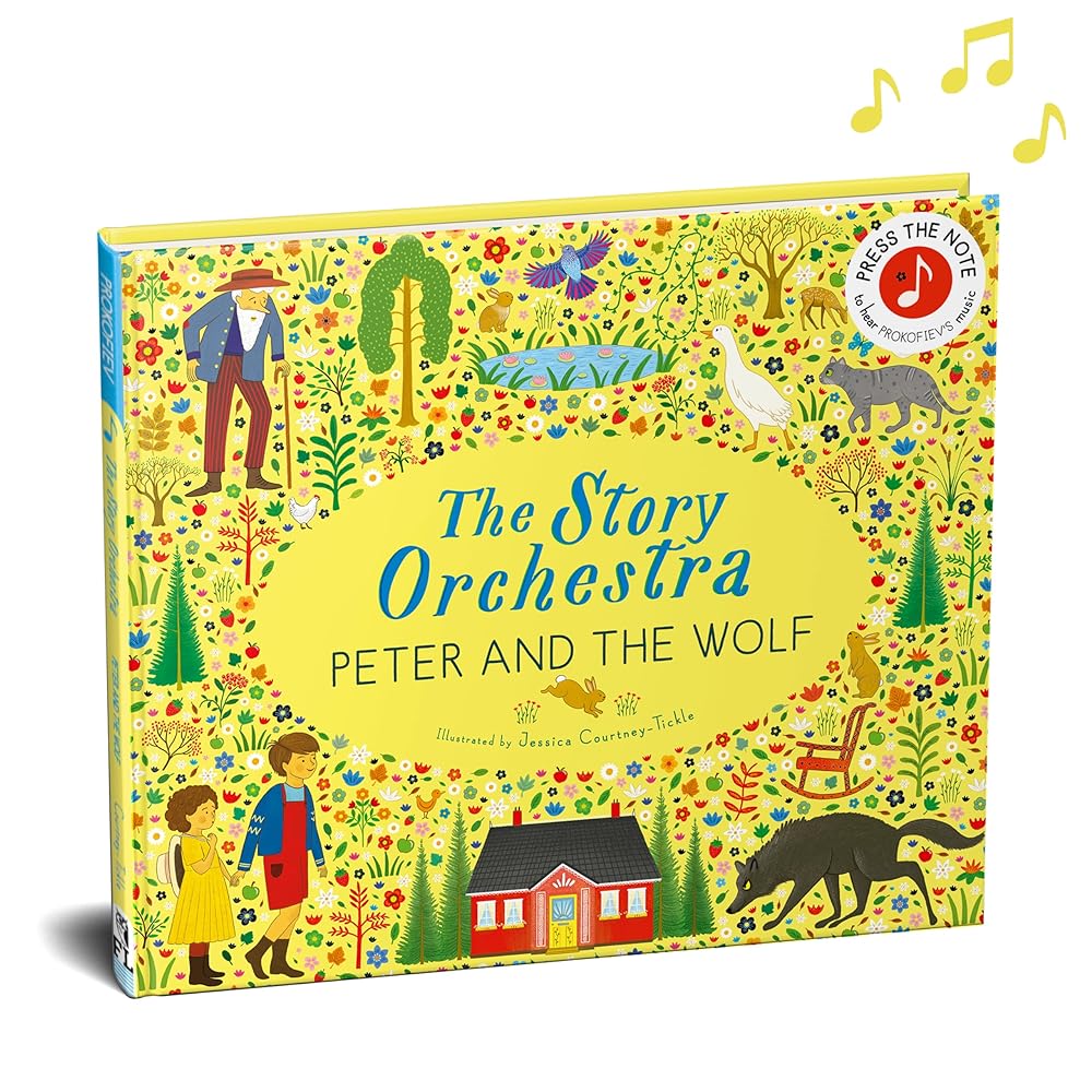 The Story Orchestra: Peter and the Wolf: Press the note to hear Prokofiev's music cover image