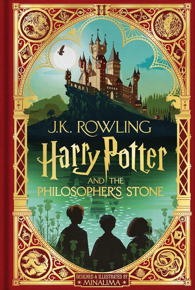 Harry Potter and the Philosopher's Stone: MinaLima cover image