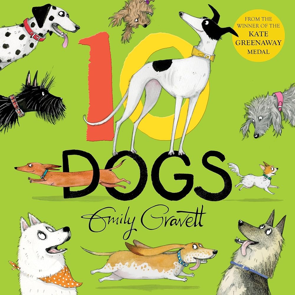 10 Dogs: A Funny Furry Counting Book cover image