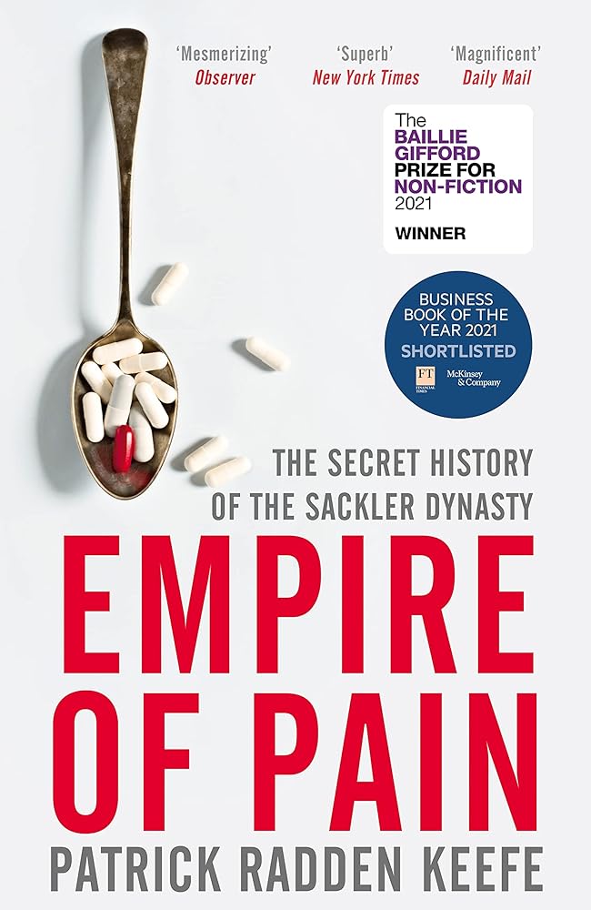 Empire of Pain: the Secret History of the Sackler cover image