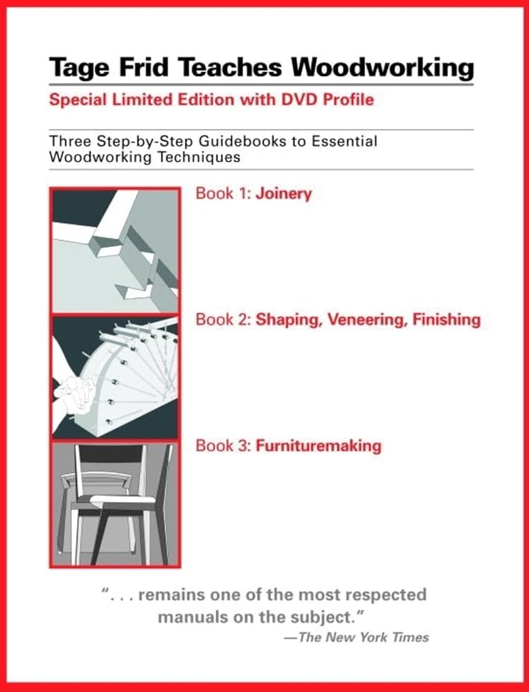 Tage Frid Teaches Woodworking: Three Step-by-Step Guidebooks to Essential Woodworking Techniques cover image