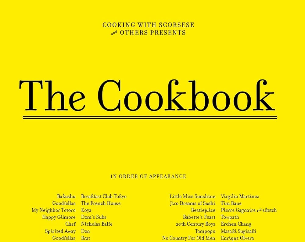 Cooking with Scorsese & Others cover image