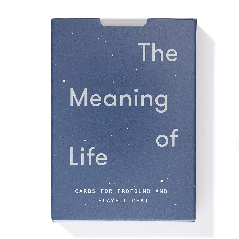 The School Of Life - The Meaning of Life - 52 Cards for Profound and Playful Chat - Adult Card Game cover image