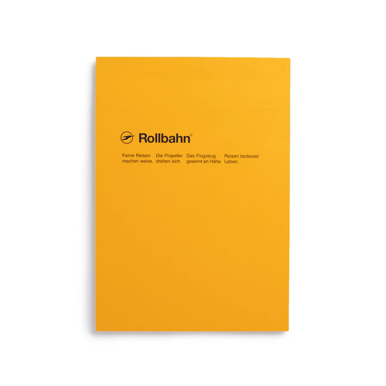 Rollbahn A7 Notepad Ruled - Yellow cover image