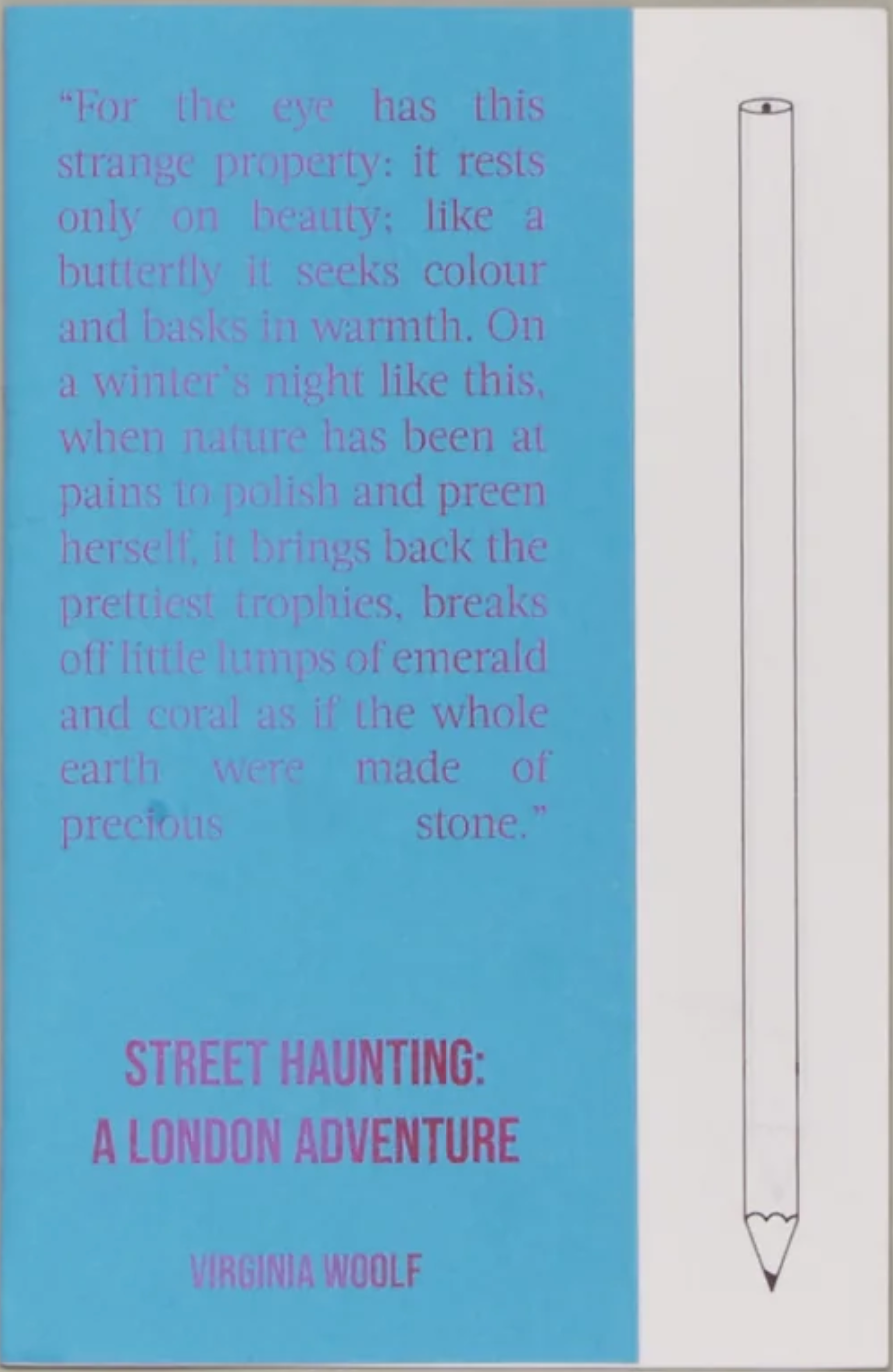 Street Haunting: A London Adventure cover image